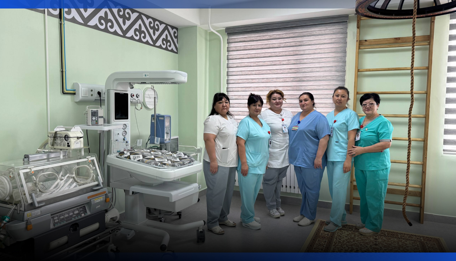 Image for После капитального ремонта в Алматинской области открылся обновлённый перинатальный центр